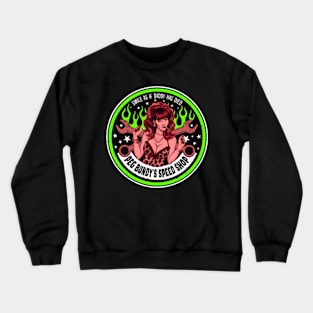 Peg Bundy's Speed Shop (Colour) Crewneck Sweatshirt